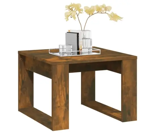 Šoninis Staliukas, Dūminio Ąžuolo, 50X50X35cm Mediena