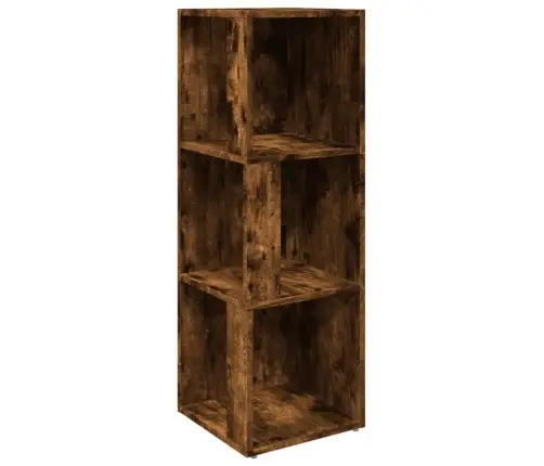 Stūra Plaukts, Ozola Krāsa, 33X33X100 Cm, Inženierijas Koks Vidaxl