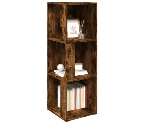 Stūra Plaukts, Ozola Krāsa, 33X33X100 Cm, Inženierijas Koks Vidaxl