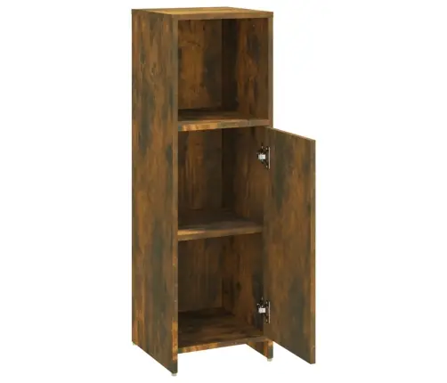 Vannasistabas Skapītis, Ozola, 30X30X95 Cm, Inženierijas Koks Vidaxl