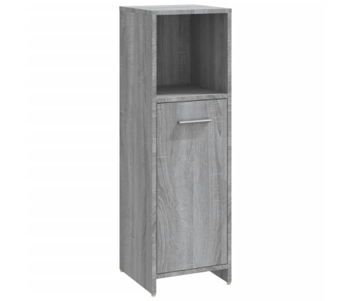 Vannitoakapp, Hall Sonoma Tamm, 30 X 30 X 95 cm Tehispuit