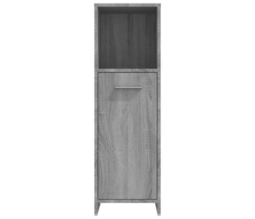 Vannitoakapp, Hall Sonoma Tamm, 30 X 30 X 95 cm Tehispuit