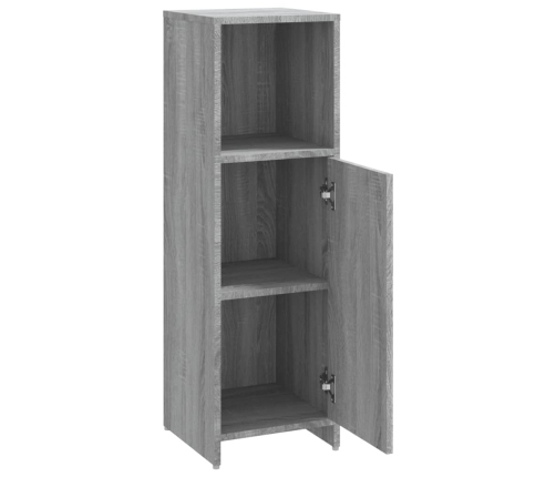 Vannitoakapp, Hall Sonoma Tamm, 30 X 30 X 95 cm Tehispuit
