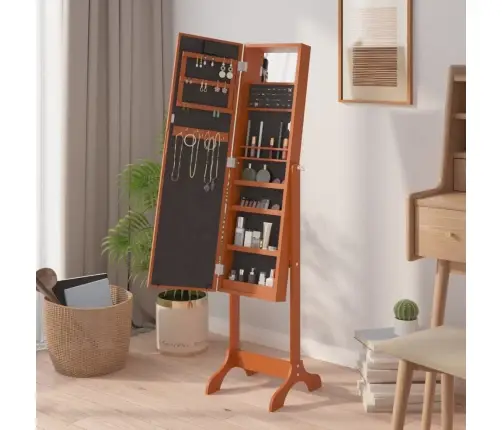 Eraldiseisev Peegel Led-Tuledega, 34 X 37 X 146 Cm