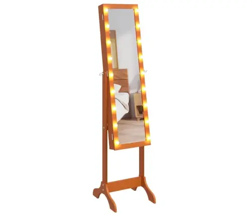 Eraldiseisev Peegel Led-Tuledega, 34 X 37 X 146 Cm