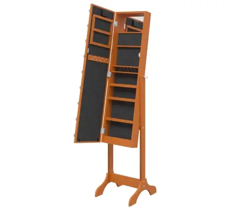 Eraldiseisev Peegel Led-Tuledega, 34 X 37 X 146 Cm