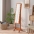 Grīdas Spogulis Ar Led, 34X37X146 Cm Vidaxl