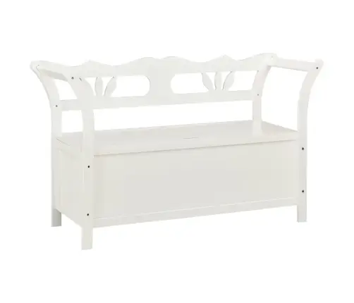 Sols, 107X45X75,5 Cm, Balts, Egles Masīvkoks Vidaxl