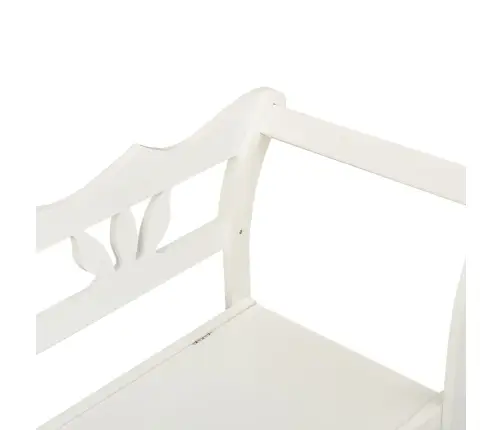 Sols, 107X45X75,5 Cm, Balts, Egles Masīvkoks Vidaxl