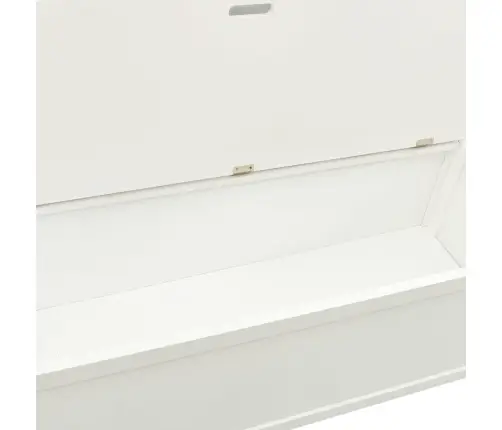 Sols, 107X45X75,5 Cm, Balts, Egles Masīvkoks Vidaxl