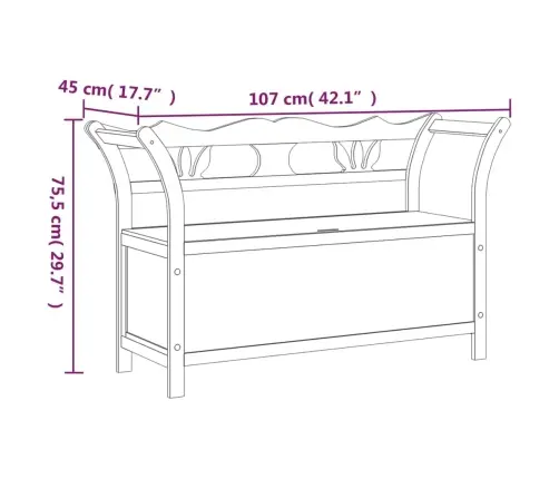Pink, Hall, 107 X 45 X 75,5 cm Nulupuit