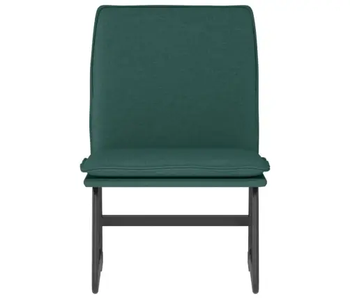 Atpūtas Krēsls, Tumši Zaļš, 52X75X76 Cm, Audums Vidaxl