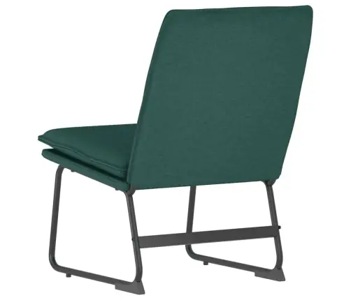 Atpūtas Krēsls, Tumši Zaļš, 52X75X76 Cm, Audums Vidaxl