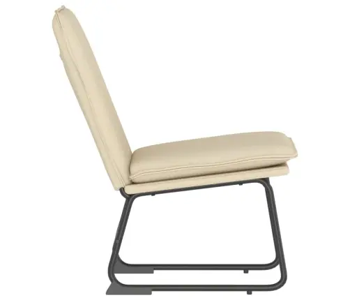 Atpūtas Krēsls, Krēmkrāsas, 52X75X76 Cm, Audums Vidaxl