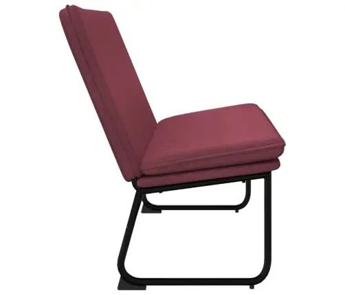 Suoliukas, Raudonojo Vyno Spalvos, 100X75X76cm Audinys