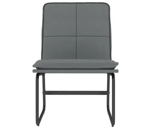 Poilsio Kėdė, Pilkos Spalvos, 54X75X76cm Dirbtinė Oda