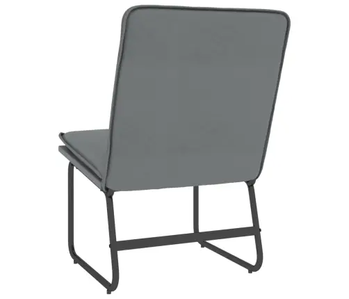 Poilsio Kėdė, Pilkos Spalvos, 54X75X76cm Dirbtinė Oda