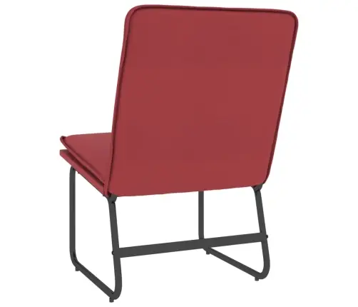 Poilsio Kėdė, Raudonojo Vyno Spalvos, 54X75X76cm Dirbtinė Oda