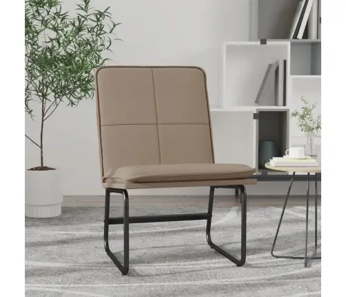 Atpūtas Krēsls, Kapučīno Krāsa, 54X75X76 Cm, Mākslīgā Āda Vidaxl