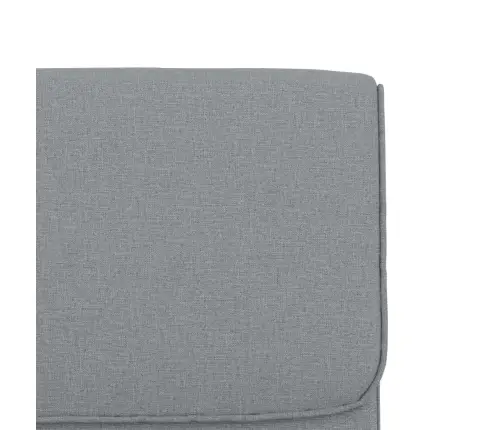 Poilsio Kėdė, Šviesiai Pilkos Spalvos, 55X64X80cm Audinys