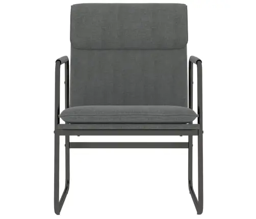 Poilsio Kėdė, Tamsiai Pilkos Spalvos, 55X64X80cm Audinys