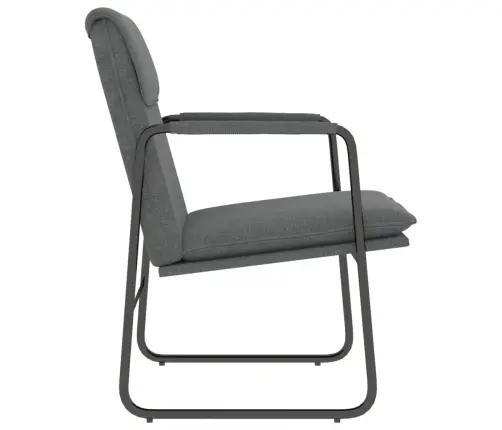 Poilsio Kėdė, Tamsiai Pilkos Spalvos, 55X64X80cm Audinys