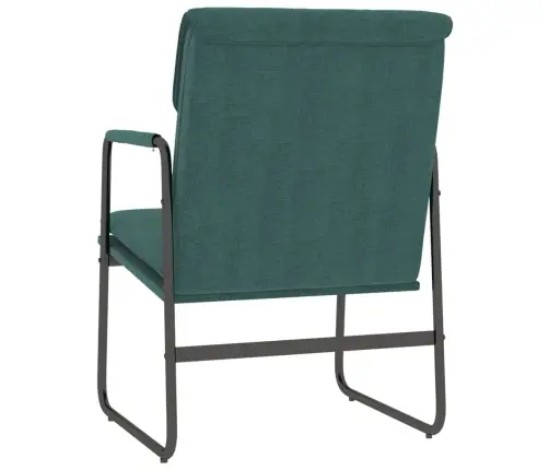 Atpūtas Krēsls, 55X64X80 Cm, Tumši Zaļš Audums Vidaxl