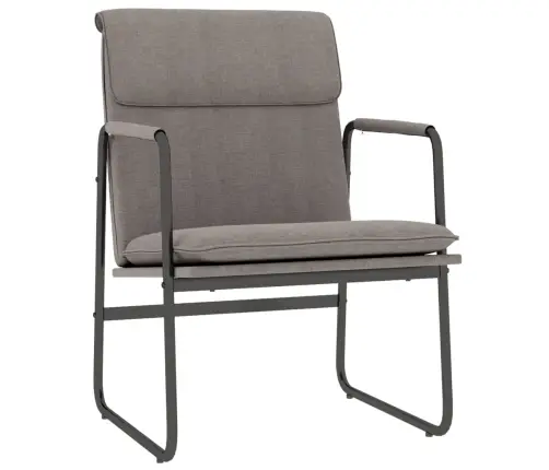 Atpūtas Krēsls, 55X64X80 Cm, Pelēkbrūns Audums Vidaxl