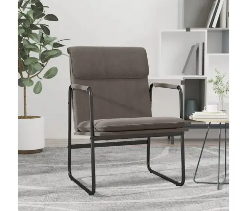 Atpūtas Krēsls, 55X64X80 Cm, Pelēkbrūns Audums Vidaxl