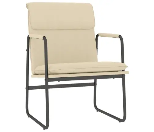 Atpūtas Krēsls, 55X64X80 Cm, Krēmkrāsas Audums Vidaxl