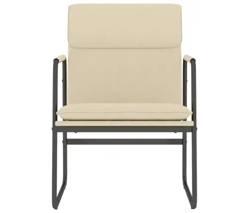 Atpūtas Krēsls, 55X64X80 Cm, Krēmkrāsas Audums Vidaxl