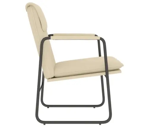 Atpūtas Krēsls, 55X64X80 Cm, Krēmkrāsas Audums Vidaxl