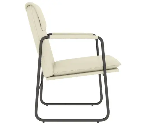 Atpūtas Krēsls, Krēmkrāsas, 55X64X80 Cm, Mākslīgā Āda Vidaxl