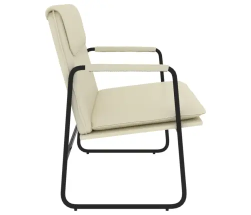 Sols, Krēmkrāsas, 100X64X80 Cm, Mākslīgā Āda Vidaxl