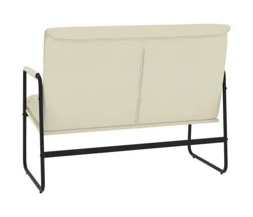 Sols, Krēmkrāsas, 100X64X80 Cm, Mākslīgā Āda Vidaxl