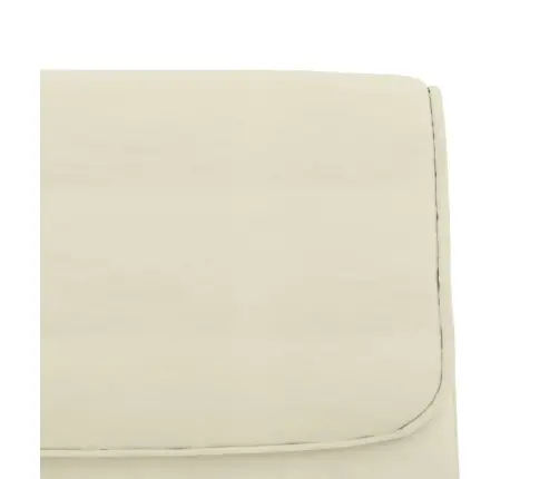 Sols, Krēmkrāsas, 100X64X80 Cm, Mākslīgā Āda Vidaxl