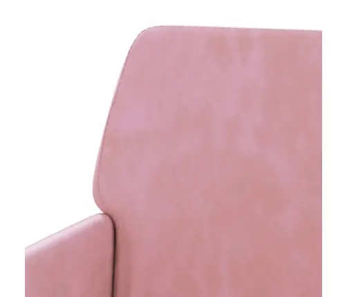 Tugitool, Roosa, 62 X 79 X 79 cm Samet