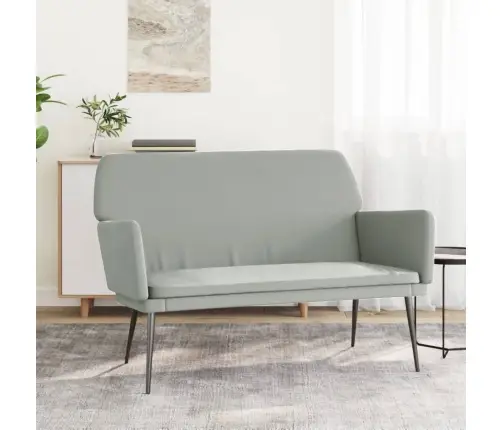 Sols, Gaiši Pelēks, 108X79X79 Cm, Samts Vidaxl