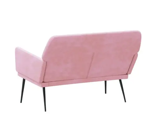 Sols, 108X79X79 Cm, Rozā Samts Vidaxl