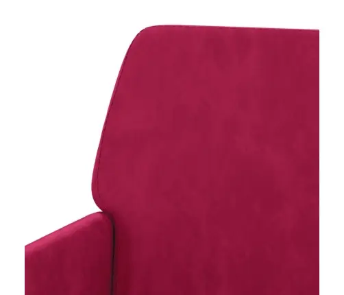 Sols, 108X79X79 Cm, Vīnsarkans Samts Vidaxl