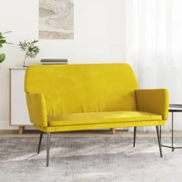 Sols, 108X79X79 Cm, Dzeltens Samts Vidaxl