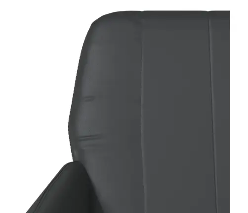 Tugitool, Must, 61X78X80 cm Kunstnahk