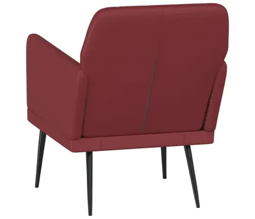 Atpūtas Krēsls, Vīnsarkans, 61X78X80 Cm, Mākslīgā Āda Vidaxl