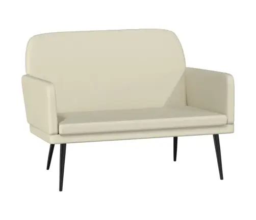 Sols, Krēmkrāsas, 107X80X81 Cm, Mākslīgā Āda Vidaxl