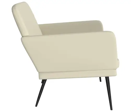 Sols, Krēmkrāsas, 107X80X81 Cm, Mākslīgā Āda Vidaxl