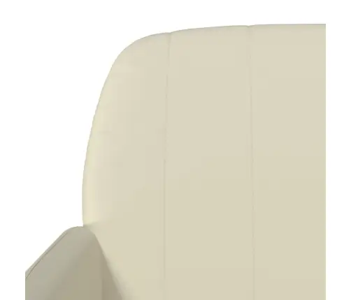 Sols, Krēmkrāsas, 107X80X81 Cm, Mākslīgā Āda Vidaxl