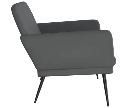 Sols, Pelēks, 107X80X81 Cm, Mākslīgā Āda Vidaxl