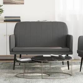 Sols, Pelēks, 107X80X81 Cm, Mākslīgā Āda Vidaxl