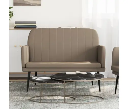 Suoliukas, Kapučino Spalvos, 107X80X81cm Dirbtinė Oda