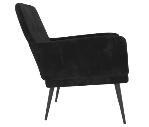 Atpūtas Krēsls, Melns, 62X79X79 Cm, Samts Vidaxl